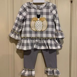 Toddler Girls Rare Editions Pumpkin Fall Set 18m